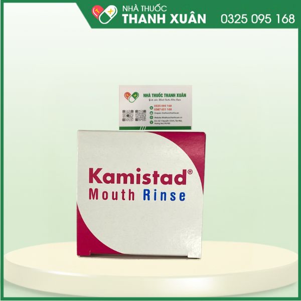 Nước súc miệng Kamistad Mouth Rinse làm sạch khoang miệng cho hơi thở thơm mát